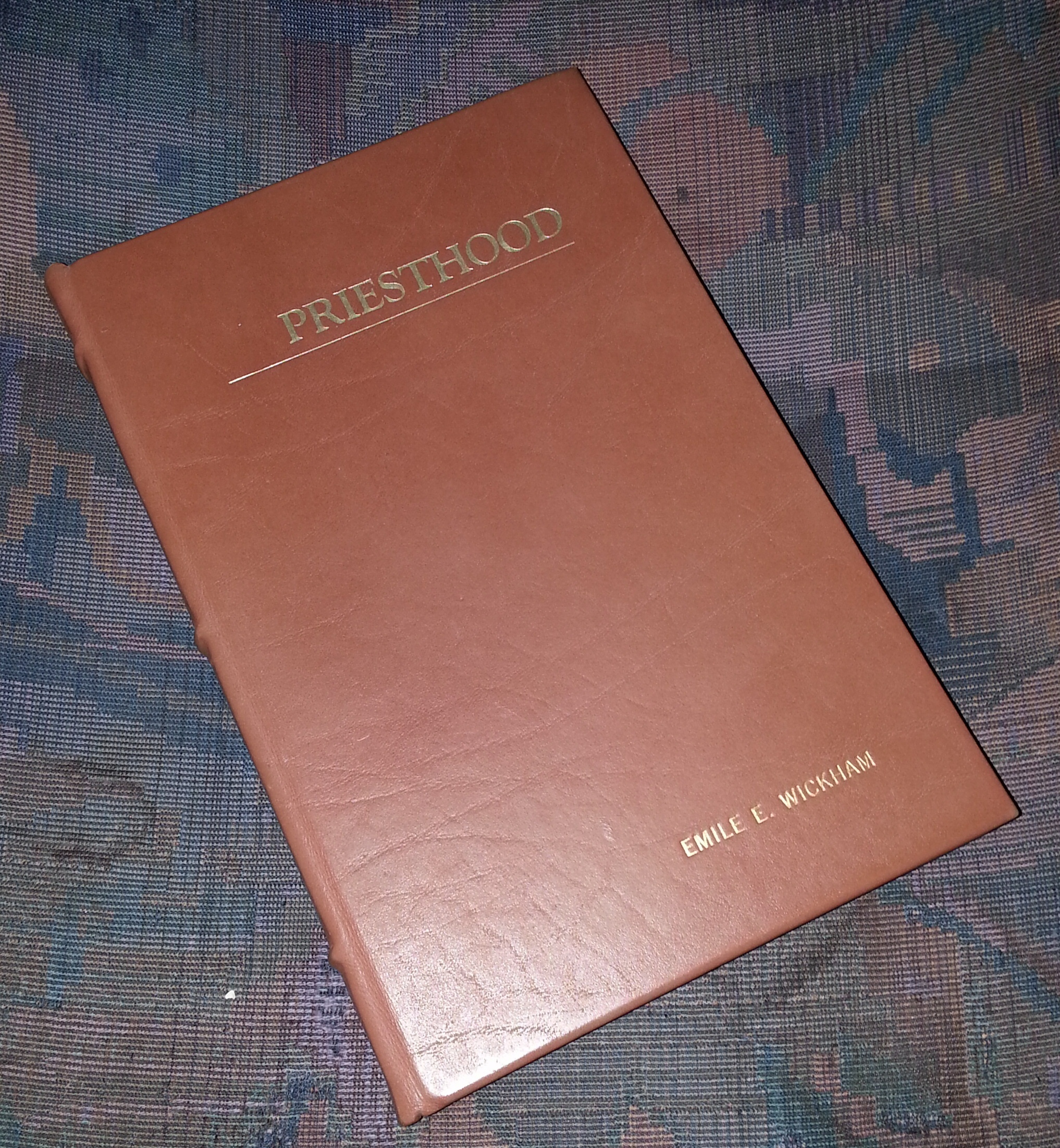Image for Priesthood 1981 (Leather Bound) - A collection of talks, sermons, and articles.
