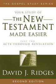 Image for THE NEW TESTAMENT MADE EASIER - PART 2 - Acts through Revelation