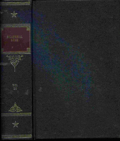 Image for MILLENNIAL STAR - HARDCOVER - MORMON - 1858 - Vol 20