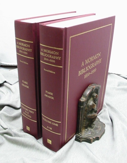 Image for A MORMON BIBLIOGRAPHY, 1830-1930: - 2 VOLUME SET - Books, Pamphlets, Periodicals, and Broadsides Relating to the First Century of Mormonism