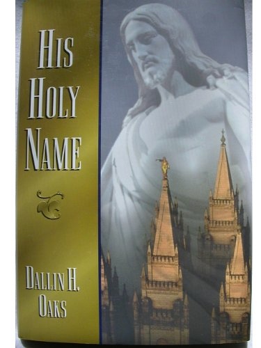 Image for HIS HOLY NAME