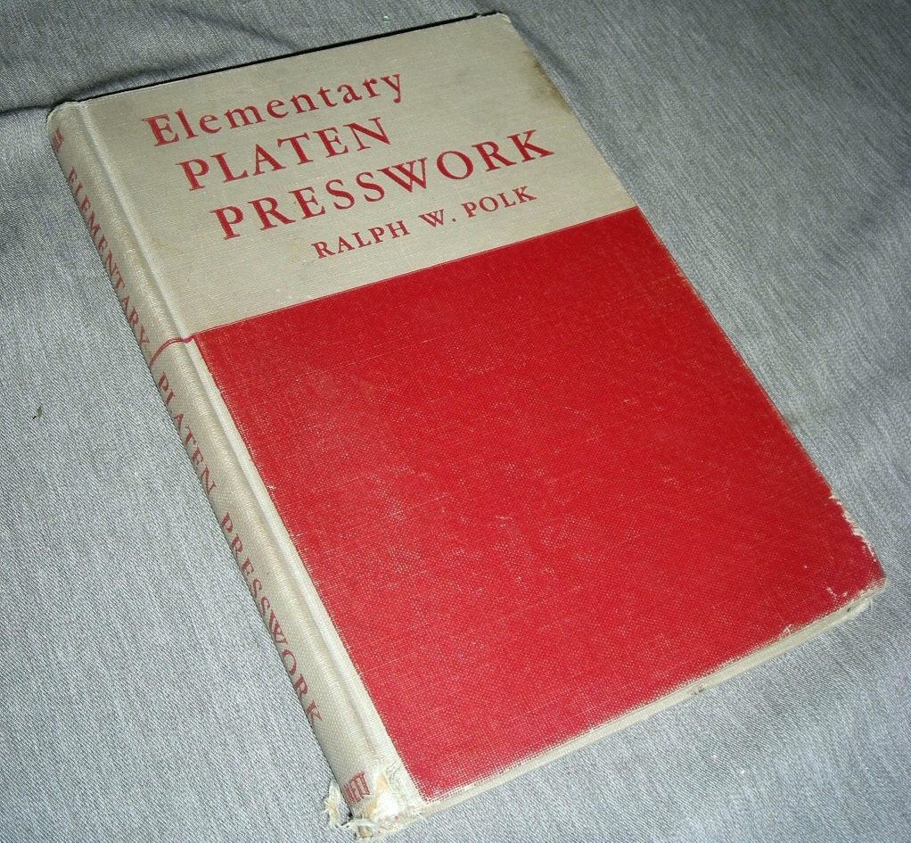 Image for Elementary Platen Presswork