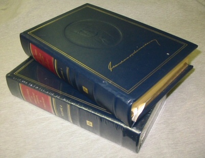 Image for Discourses of Gordon B. Hinckley Volumes 1-2 Set Mormon Leather Employee Gift; Leather Set Volume 1 and 2