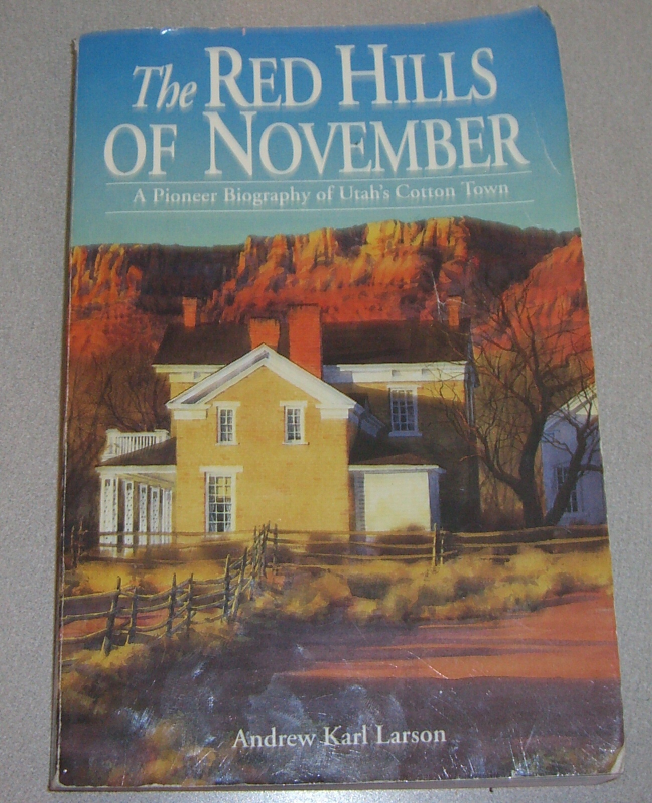 Image for The Red Hills of November - A PIONEER Biography of UTAH Cotton TOWN