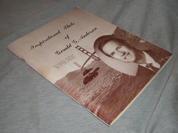 Image for Inspirational Thots of Gerald G. Andersen -