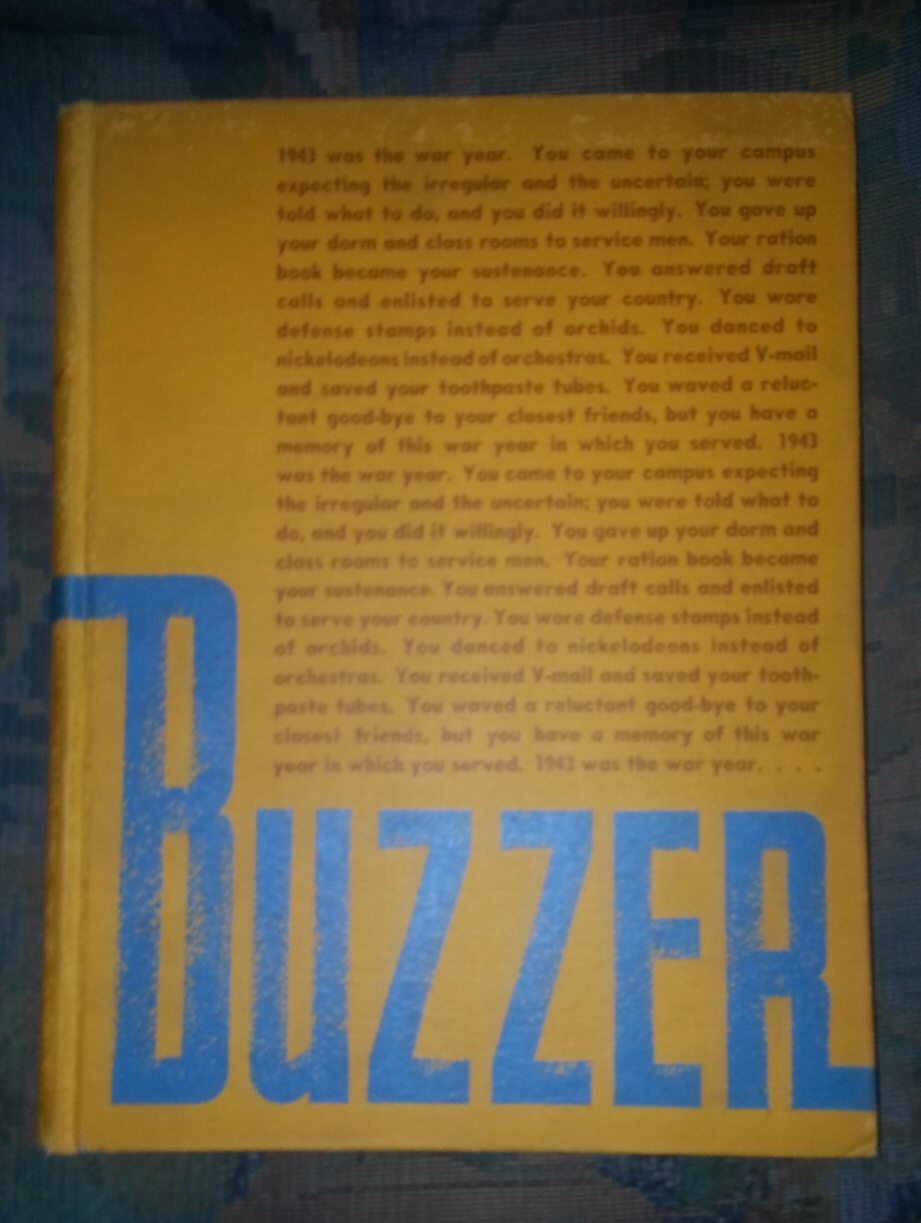 Image for THE Buzzer of 1943 - Utah State - Logan University