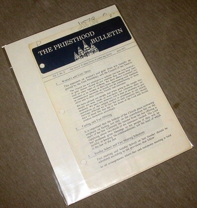 Image for The Priesthood Bulletin Vol. 7 No. 3