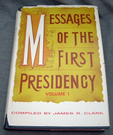 MESSAGES OF THE FIRST PRESIDENCY - Volume 1 Image for MESSAGES OF THE FIRST PRESIDENCY - Volume 1
