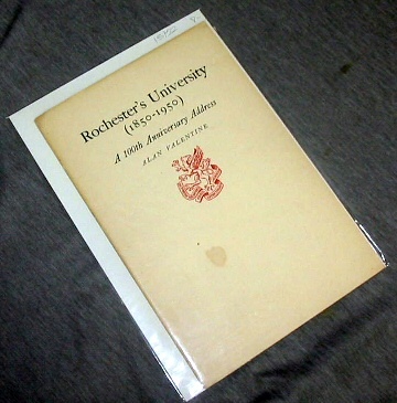 Image for Rochester's University (1850-1950) - A 100th Anniversary Address