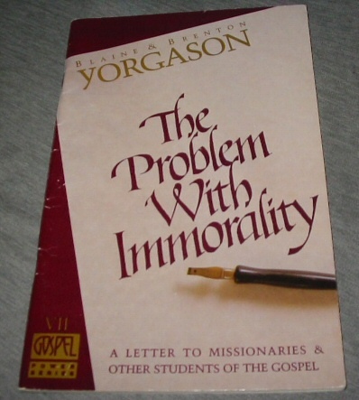 Image for The Problem with Immorality - A Letter to Missionaries & Other Students of the Gospel