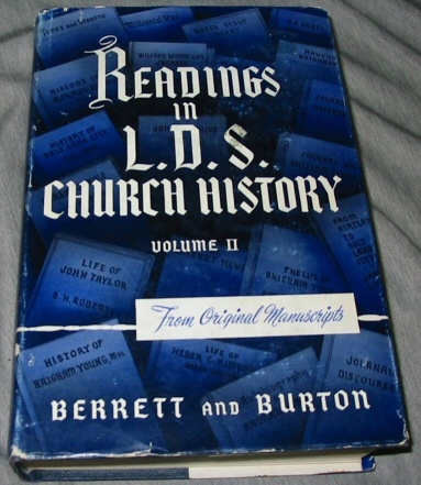 Image for Readings in L.D.S. (LDS) Church History (volume 2) Vol 2 Vol 2
