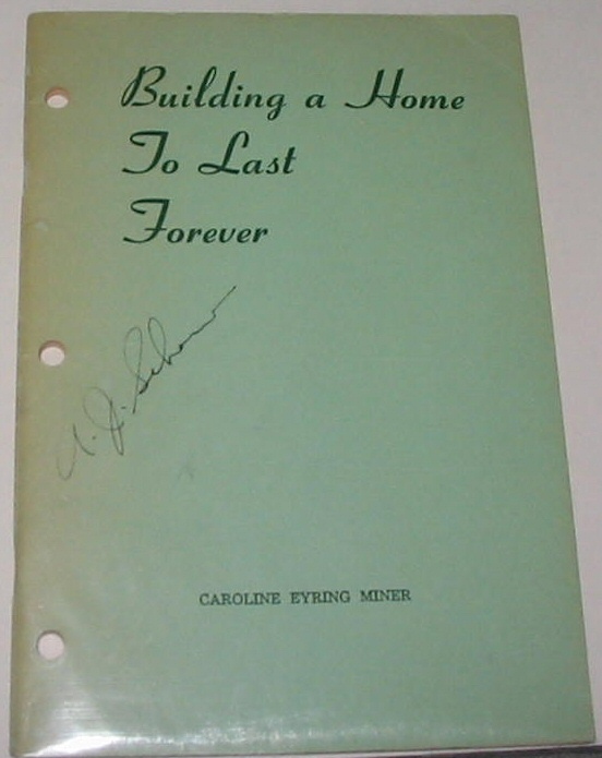 Image for BUILDING A HOME TO LAST FOREVER