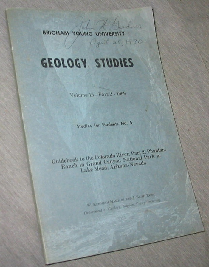 Image for Geology Studies - Volume 15- Part 2- Studies for Students No. 5