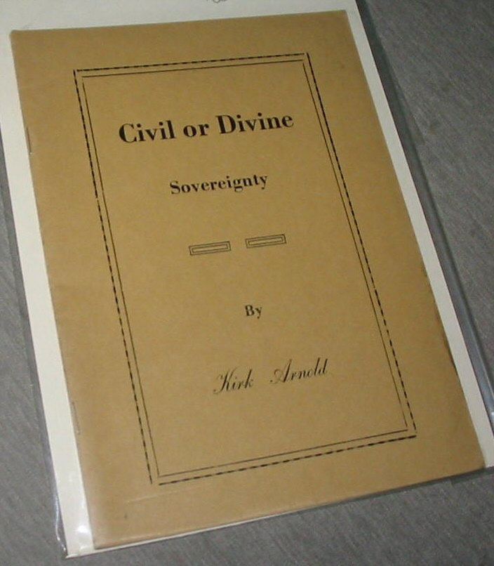 Image for Civil or Divine - Sovereignty
