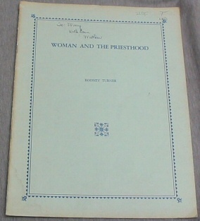 Image for WOMAN AND THE PRIESTHOOD
