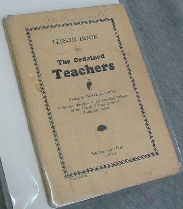 Image for Lesson Book for the Ordained Teachers - Under the Direction of the Presiding Bishopric of the Church of Jesus Christ of Latter-Day Saints