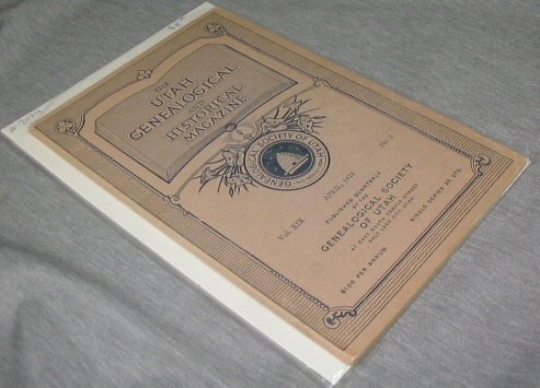 Image for The Utah Genealogical and Historical Magazine Vol. XIX April, 1928 No. 2