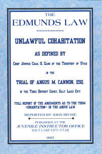 Image for THE EDMUNDS LAW and UNLAWFUL COHABITATION
