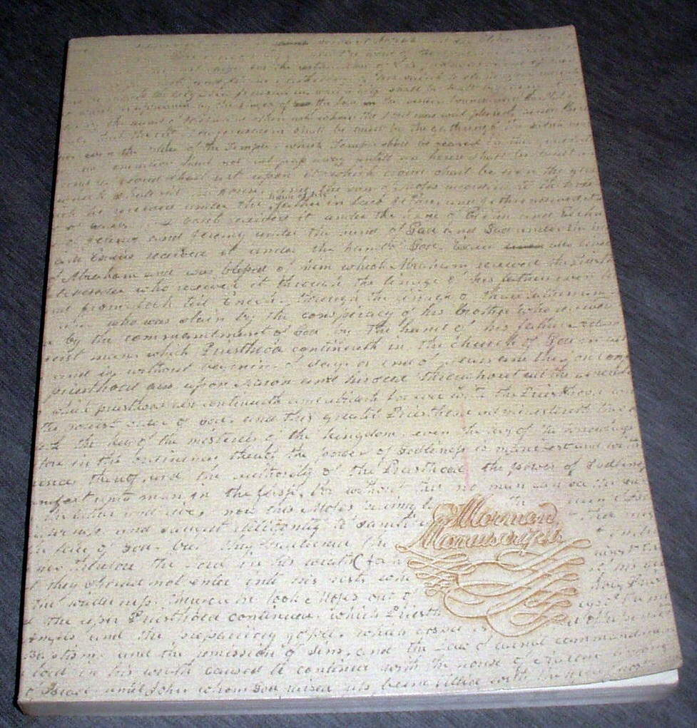 Mormon Manuscripts to 1846 - A Guide to the Holdings of the Harold B. Lee Library Image for Mormon Manuscripts to 1846 - A Guide to the Holdings of the Harold B. Lee Library
