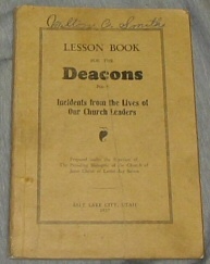 Image for LESSON BOOK FOR THE DEACONS NO. 3 - Incidents from the Lives of Our Church Leaders