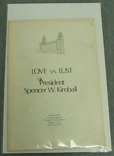 Image for LOVE VS. LUST - Devotional, Young Adults