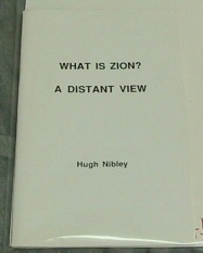 Image for WHAT IS ZION? - A Distant View