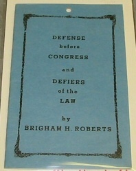 Image for DEFENSE BEFORE CONGRESS AND DEFIERS OF THE LAW