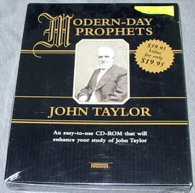 Image for MODERN DAY-PROPHETS JOHN TAYLOR (CD-ROM)