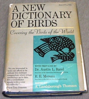 Image for A NEW DICTIONARY OF BIRDS - Covering the Birds of the World