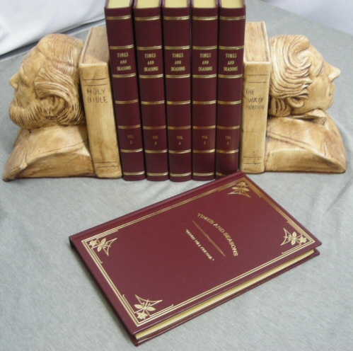 Image for TIMES AND SEASONS - 6 VOLUME COMPLETE SET - Mormon Church, Nauvoo Newspaper - the Doctrines of the Church 1839-1846