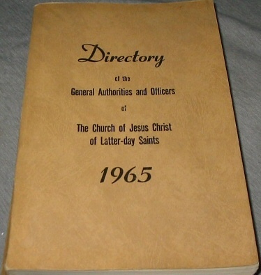 Image for Directory of the General Authorities and Officers of the Church of Jesus Christ of Latter-day Saints