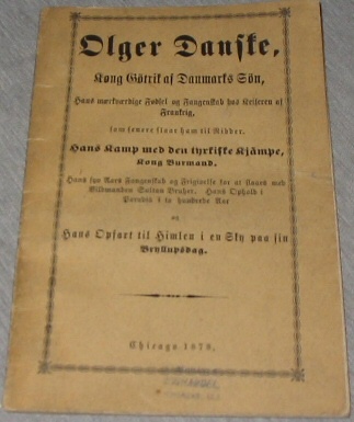 Image for Olger Danske - Kong Götrik Af Danmarks Sön King Götrik of Denmark Spn