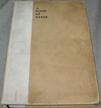 Image for A Book of Verse