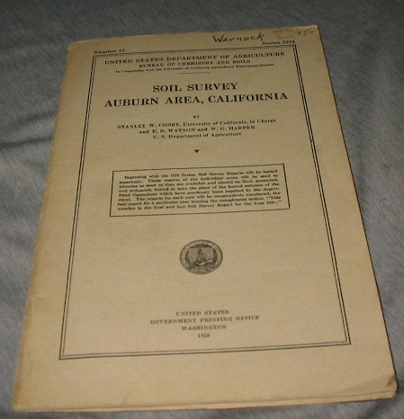 Image for Soil Survey Auburn Area, California