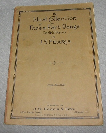 Image for The Ideal Collection of Three Part Songs for Girl's Voices