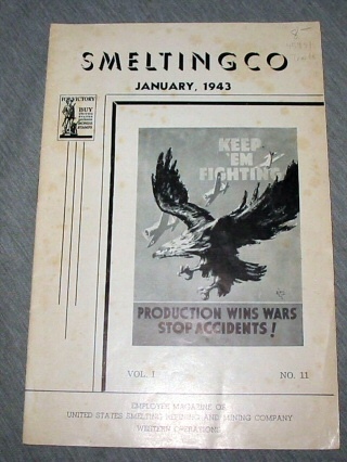 Image for Employee Magazine of United States Smelting Refining and Mining Company Western Operations - Keep 'em Fighting