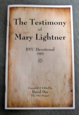 Image for The Testimony of Mary Lightner - BYU Devotional 1905