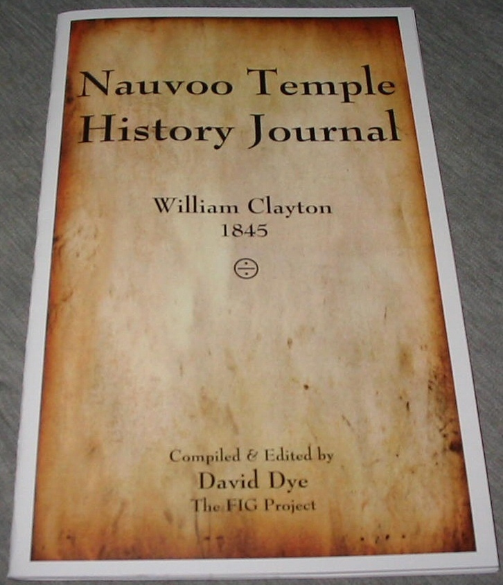 Image for Nauvoo Temple History Journal - William Clayton 1845