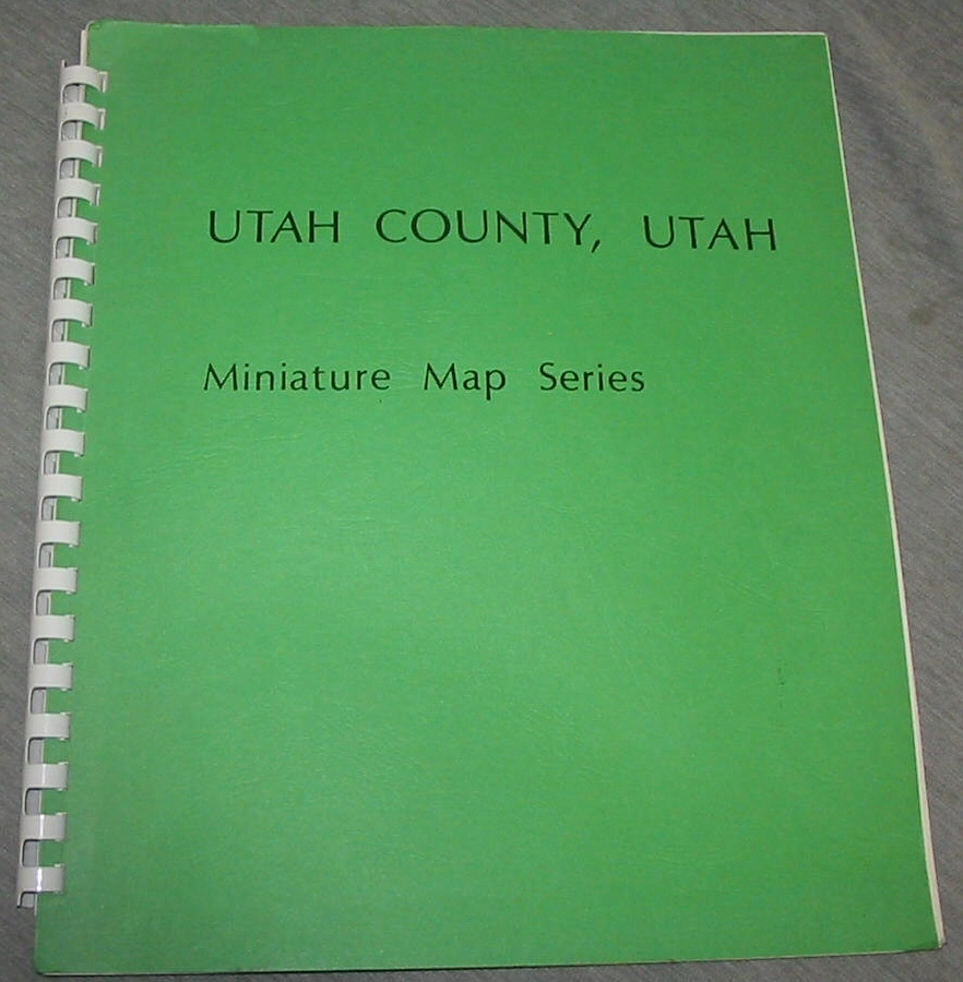 Image for UTAH County, Utah - Miniature Map Series