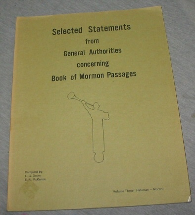Image for Selected Statements from General Authorities Concerning Book of Mormon Passages - Helaman - Moroni