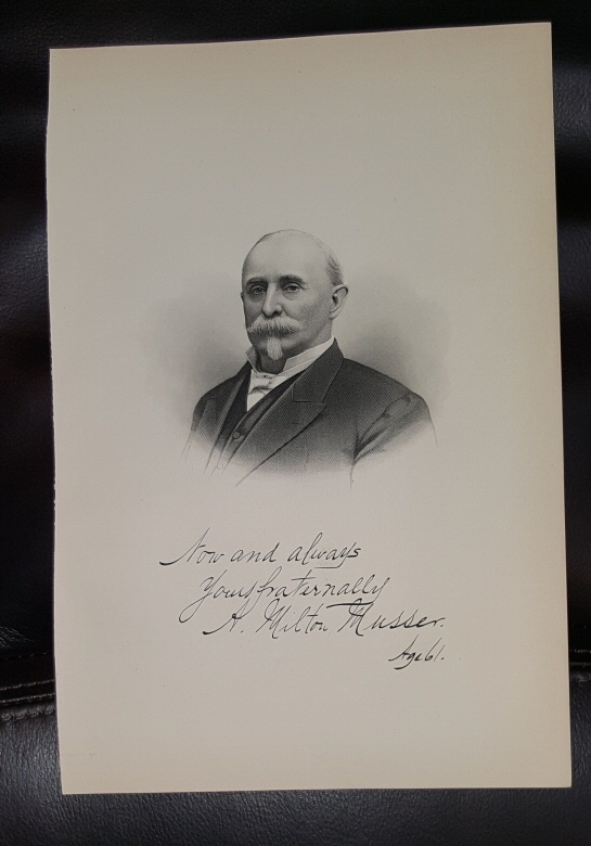 Image for Steel Engraving - A. Milton Musser - Original MORMON / Utah Pioneer Steel Engraving