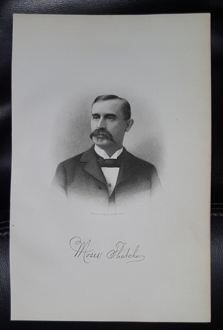 Image for Steel Engraving - Moses Thatcher - Original MORMON / Utah Pioneer Steel Engraving