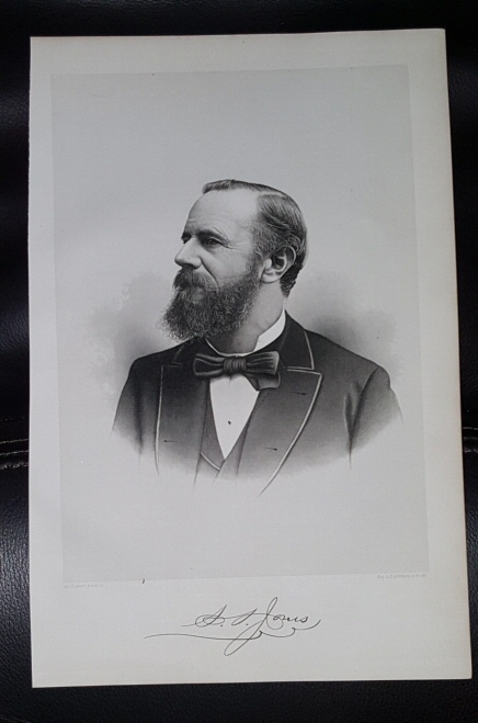 Image for Steel Engraving - S. S. Jones - Original MORMON / Utah Pioneer Steel Engraving
