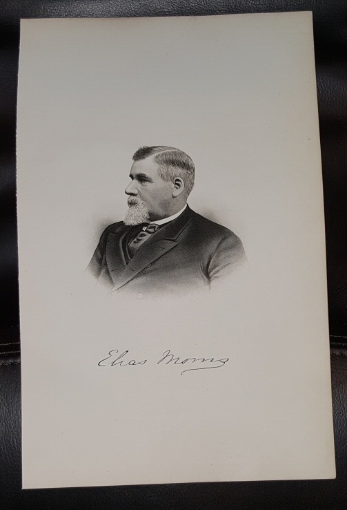 Image for Steel Engraving - Elias Morris - Original MORMON / Utah Pioneer Steel Engraving