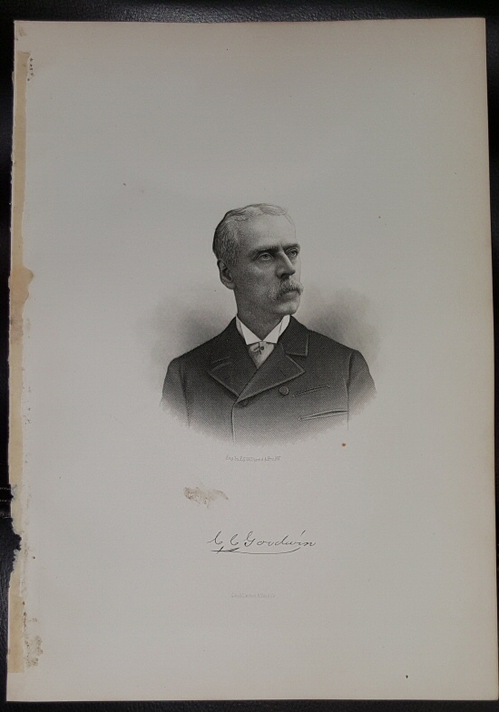 Image for Steel Engraving - C. C. Goodwin - Original MORMON / Utah Pioneer Steel Engraving