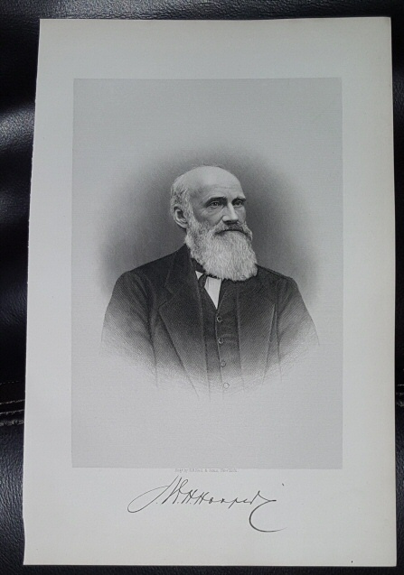 Image for Steel Engraving - William H. Hooper - Original MORMON / Utah Pioneer Steel Engraving