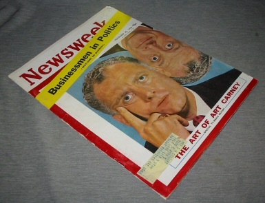 Image for Newsweek Magazine - Businessmen in Politics (Spotlight on Business) - The Art of Art Carney - Volume LIV, Number 27, November 30, 1959