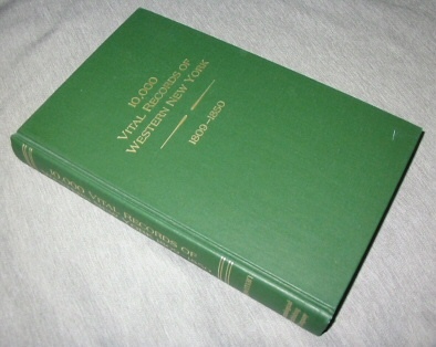 Image for 10,000 Vital Records of Western New York 1809-1850