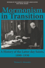 Image for Mormonism in Transition - A History of the Latter-day Saints, 1890-1930