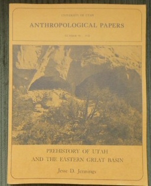 Prehistory of Utah and the Eastern Great Basin Image for Prehistory of Utah and the Eastern Great Basin